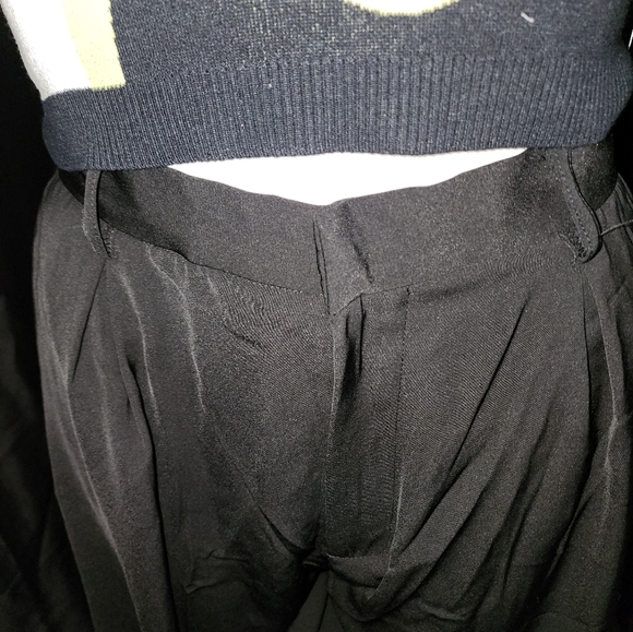 NWT Black Wide Pallazo Tron jori pants - Picture 4 of 8